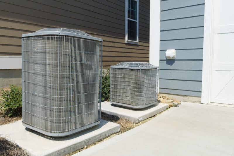 hvac systems installed outside of home